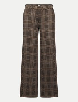 Jerseyhose Naley Retro Glencheck Braun 42