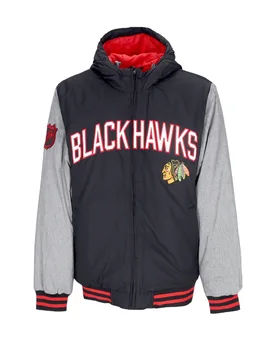 Giubbotto Uomo Nhl Padded Jacket Chibla Black/original Team Colors - G-III - FashionsVida