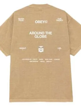 T-Shirt 15115447009654 Eu L Male - OBEY - FashionsVida