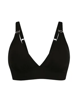 Top de bikini para mujer Pure Luxe negro 44 C/D - Anita - FashionsVida