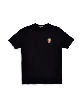 T-shirt nera in cotone con logo 01 XL - Abarth - FashionsVida