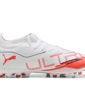 Ultra 5 Match MG Junior Kinder Multinockenschuhe, weiß, Größe 37 ½ 37 ½ - Puma - FashionsVida