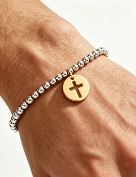 VKVVA Classic Mixed Metal Blessed Sliver-plated Cross Bracelet,Dainty Everyday Stackable Minimalist Women Daily Jewelry Gifts - Aliexpress - FashionsVida