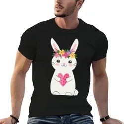 Love Bunny T-Shirt Large Size Basic Casual T-Shirt