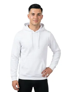 Felpa Con Cappuccio Organic White 3XL