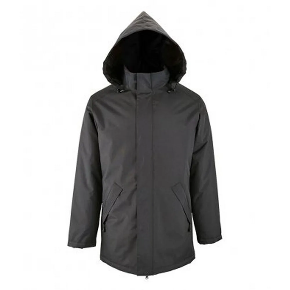 Unisex Adults Robyn Padded Jacket (Charcoal) - Size 3xl - SOLS - FashionsVida