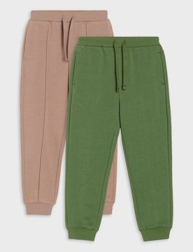 Sinsay - Pantaloni 2 pack - caffè