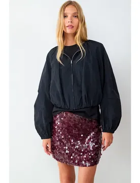 Giacca Nylon Volume Black / Black XL