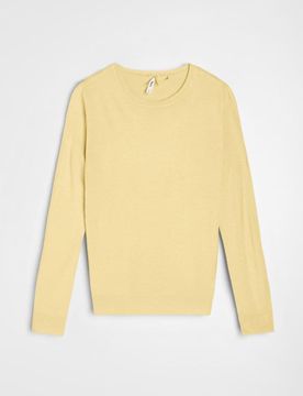 Maglione leggero basic - giallo