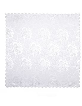 Jacquard-Tischdecke "Jasmin" weiss