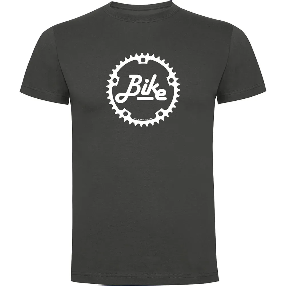 Maglietta A Maniche Corte Chainring Dark Grey - Kruskis - FashionsVida