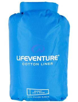 Cotton sleeping bag liner varios montaña Azul (UNICA)