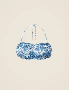 Haut de maillot de bain bandeau avec broderie - TWINSET - FashionsVida