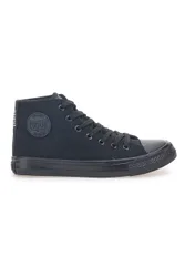 Sneakers Alte in Tela Nera 238 36