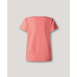 Camiseta de lino logo bordado