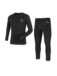 Herren Funktionsunterwäsche-Set schwarz L M