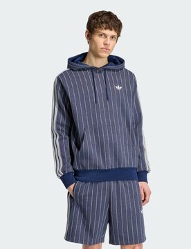 FELPA CON CAPPUCCIO PINSTRIPES M Night Indigo