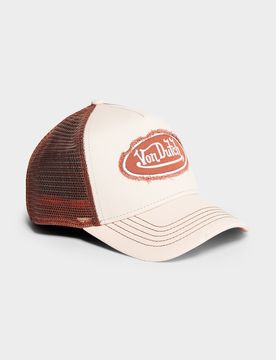 Distressed Trucker Cap - Damen, Orange - female - Size: One Size