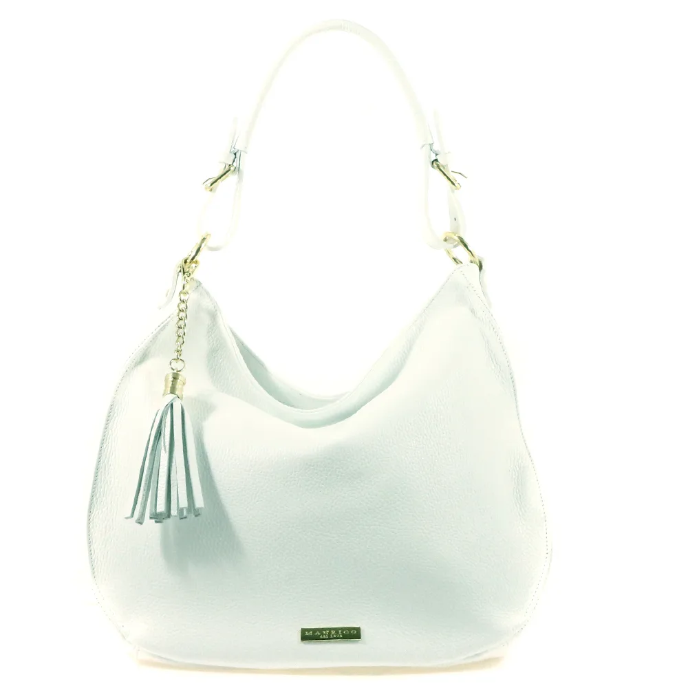 Benedetta Borsa a spalla Bianco - Manrico - FashionsVida