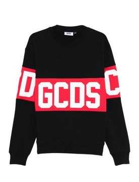 GCDS FELPA BAND LOGO CREW
