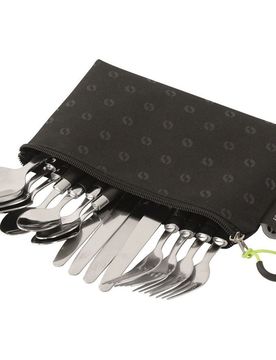 Pouch 4 juego cubiertos en bolsa cubiertos montaña (UNICA)