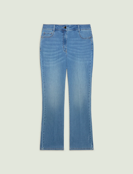 Jeans flare donna light blue