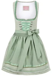 Dirndl Lilly (salbei, Gr. 32) von Wiesnwuid für Damen, 100% Baumwolle