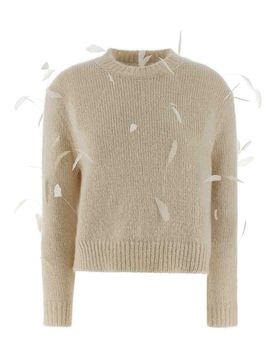 Jil Sander Maglione di piume