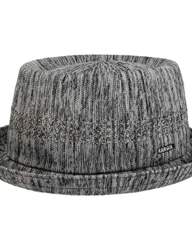 Color Burst Mowbray Pork Pie Cloth Hat by - black - Herren - Size: L (58-59 cm) - Kangol - FashionsVida