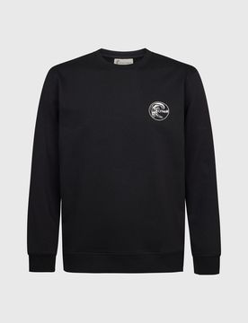 O'Riginals Chest Print Crew - Schwarz - Herren - Größe: S