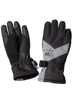 LowU Kinder Fingerhandschuhe, schwarz 6