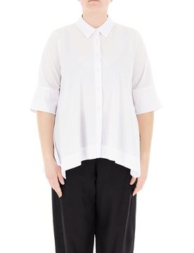 Camicia misto cotone BIANCO S