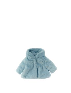 Finta pelliccia AZZURRO 12M