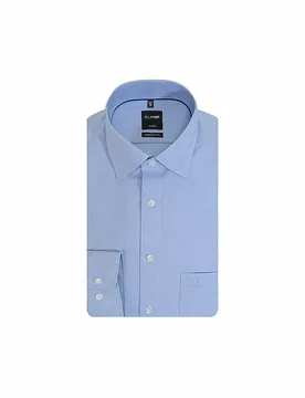 Chemise Coupe Moderne bleu 38 - Olymp - FashionsVida