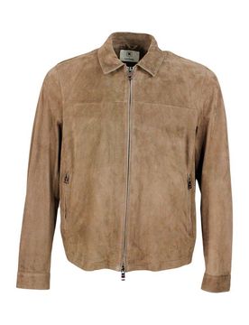 Giacca con collo a polo con zip