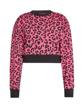 Swirly Sudadera rosa claro / negro