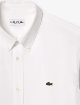 Camisa de hombre de corte regular de algodón - Lacoste - FashionsVida