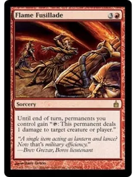 Flame Fusillade (foil) - Condition: Mint / Near Mint Ravnica: City of Guilds - Magic: The Gathering - FashionsVida