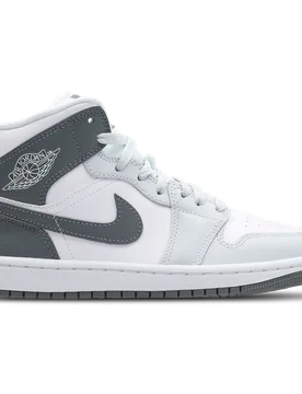 Aj1 Mid Donna - Sneakers Bianco - Taglia 38.5 - Pelle 38.5 - Jordan - FashionsVida