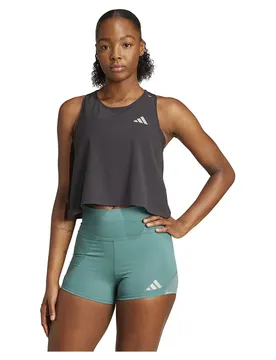 Maglietta Senza Maniche Adi365 Running Climacool+ Crop Black L