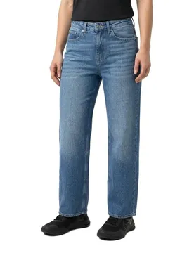 Jeans A Vita Alta Tessa Wide Straight Fit Ra380 Ga Medium Blue Denim 29