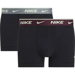 Boxers Eday Trunk 2 Unità Black / Burgundy Crush / Cool Grey S