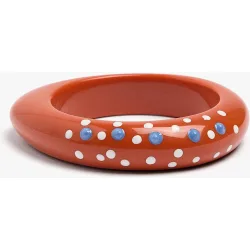 Pulsera rígida con dibujos decorativos