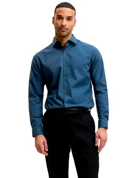 Camicia A Maniche Lunghe Blaparker Big Dipper / Slim Fit XL