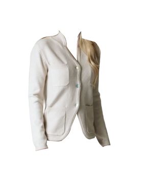 Cardigan Con Tasche Beige 18144