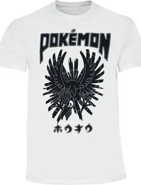 Gaming T-Shirt - Ho-oh - S bis XXL - für Männer - Größe M - weiß - EMP exklusives Merchandise! - Männer - male - Pokémon - FashionsVida