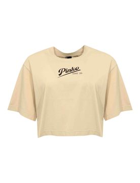 T-Shirt Crop Tuttifrutti In Jersey Di Cotone