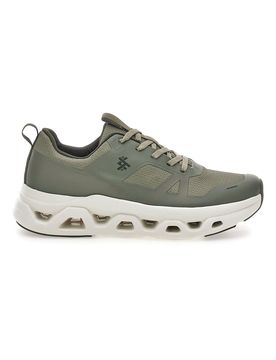 Sneakers da uomo verde stringate YH25230 40
