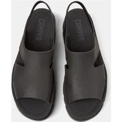 Sandalias de tacón de mujer de piel oruga up