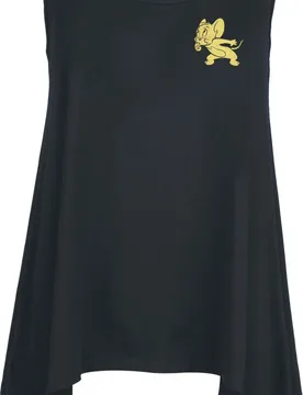Top - S bis 3XL - für Damen - Größe L - schwarz - EMP exklusives Merchandise! - Frauen - female - Tom And Jerry - FashionsVida
